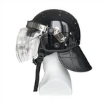 Capacete antimotim com viseira curva