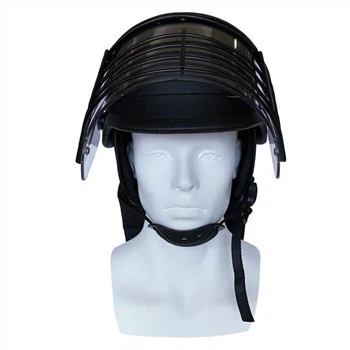 Capacete anti-motim da polícia
