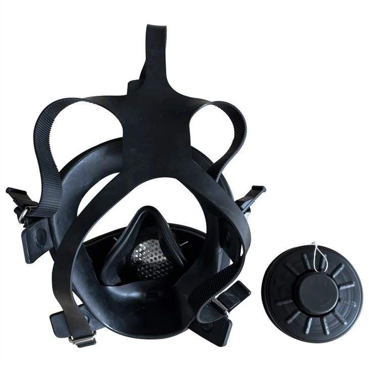 Chemical Protective Gas Mask With Double Filters