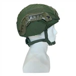 Capacete tático MICH à prova de balas com capa de pano