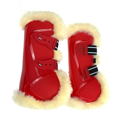 Botas de tendão de pele